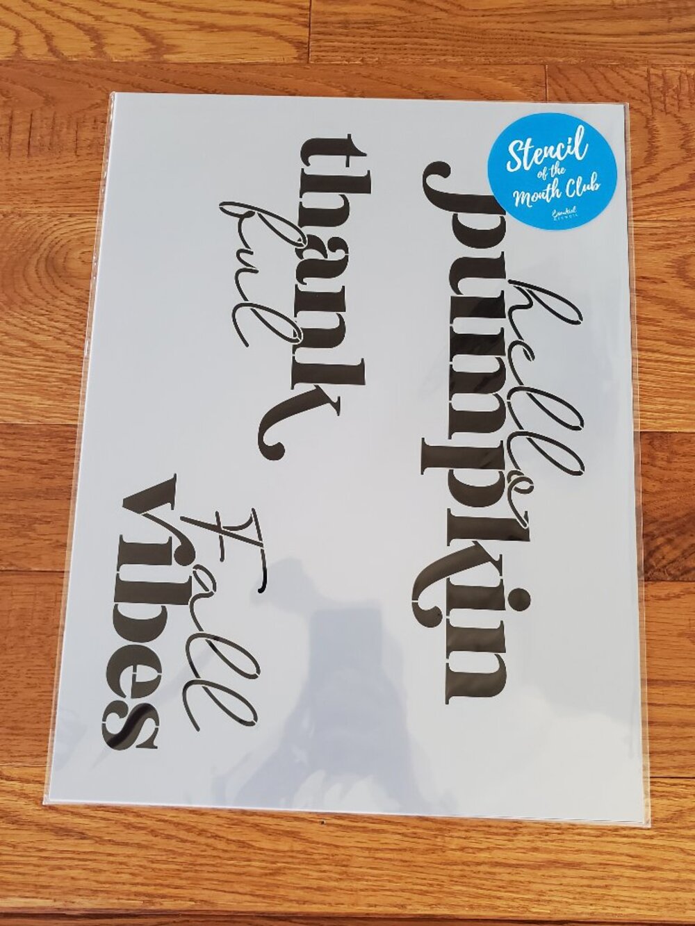August 2023 Stencil of the Month Stencil Set w/ Add-On | Thankful | BRAND NEW